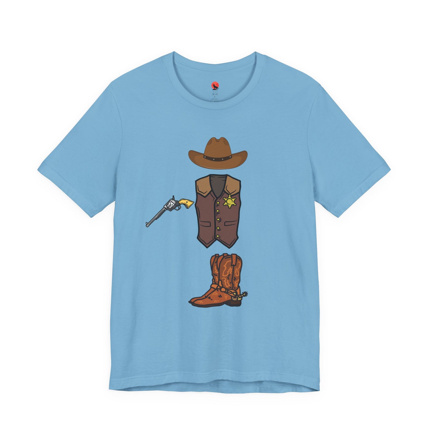 Western Cowboy Graphic Tee, Vintage Cowboy Shirt