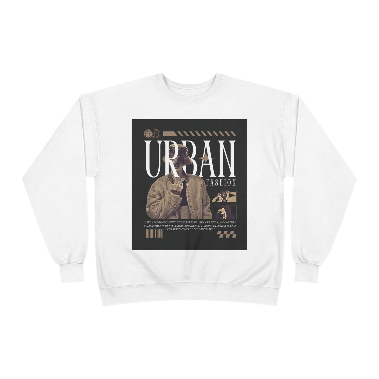Urban Fashion Crewneck Sweatshirt