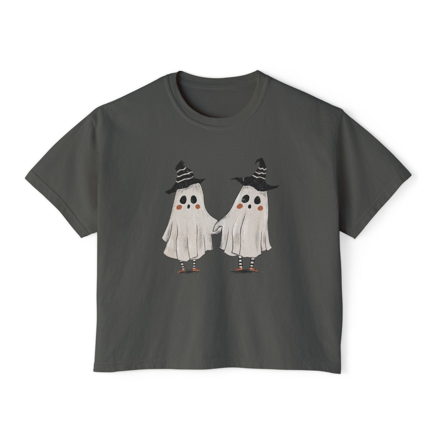 Ghostly Friendship Women's Boxy Tee