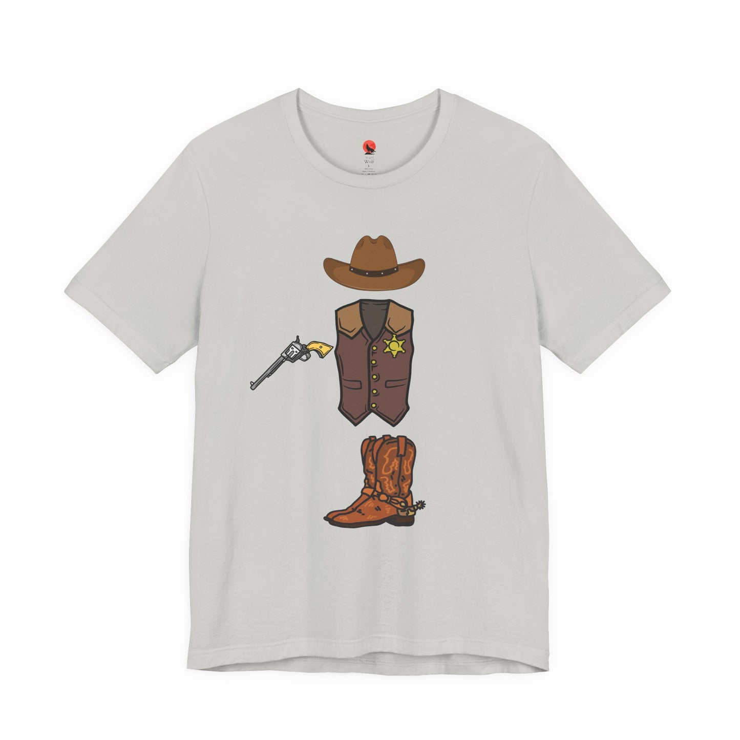 Western Cowboy Graphic Tee, Vintage Cowboy Shirt