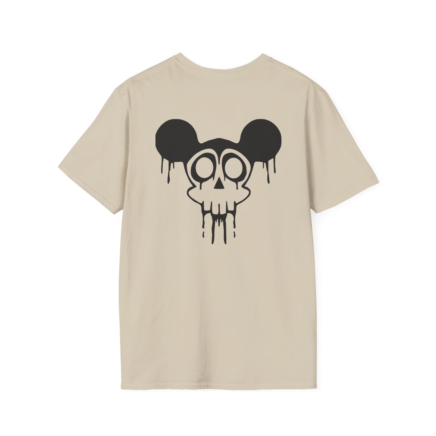 Night Wolf Skull Halloween Graphic Tee