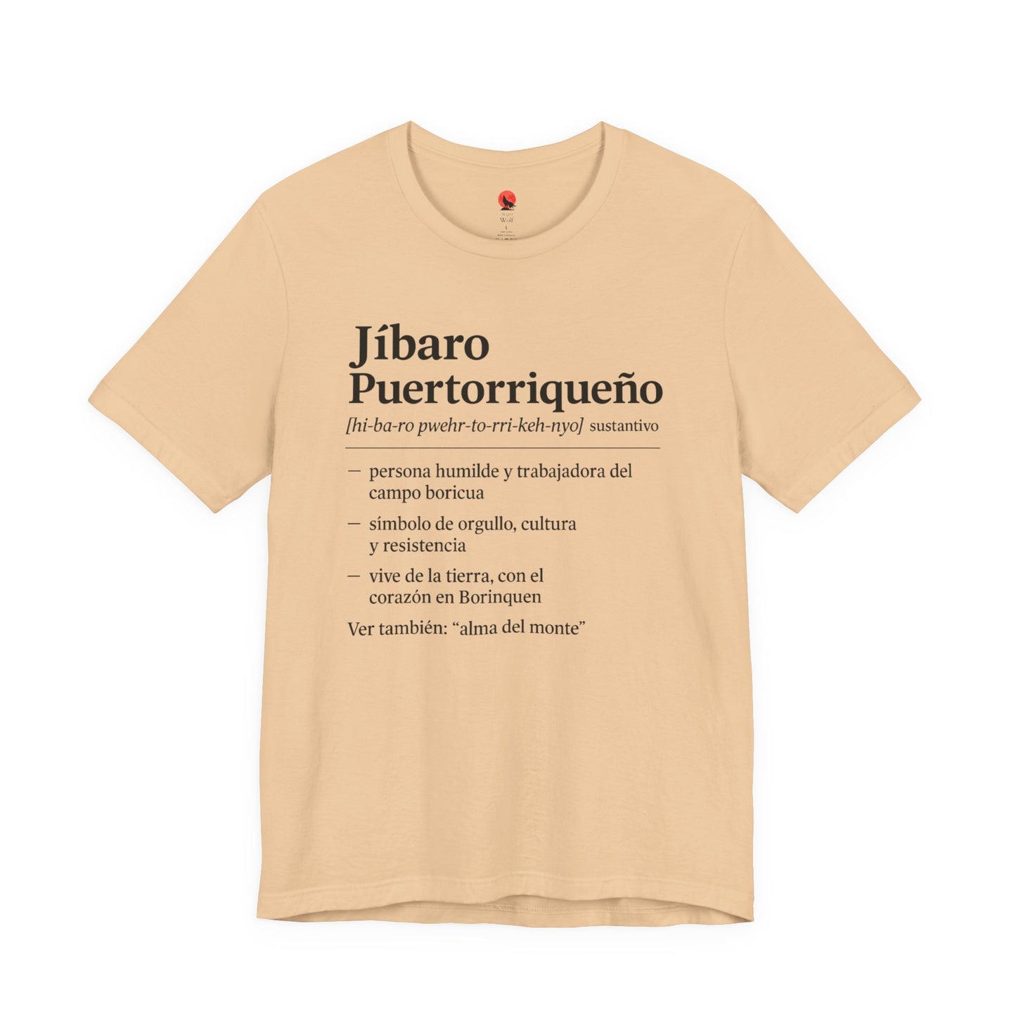 Puerto Rican Jíbaro Tee, Jibaro: Alma del monte