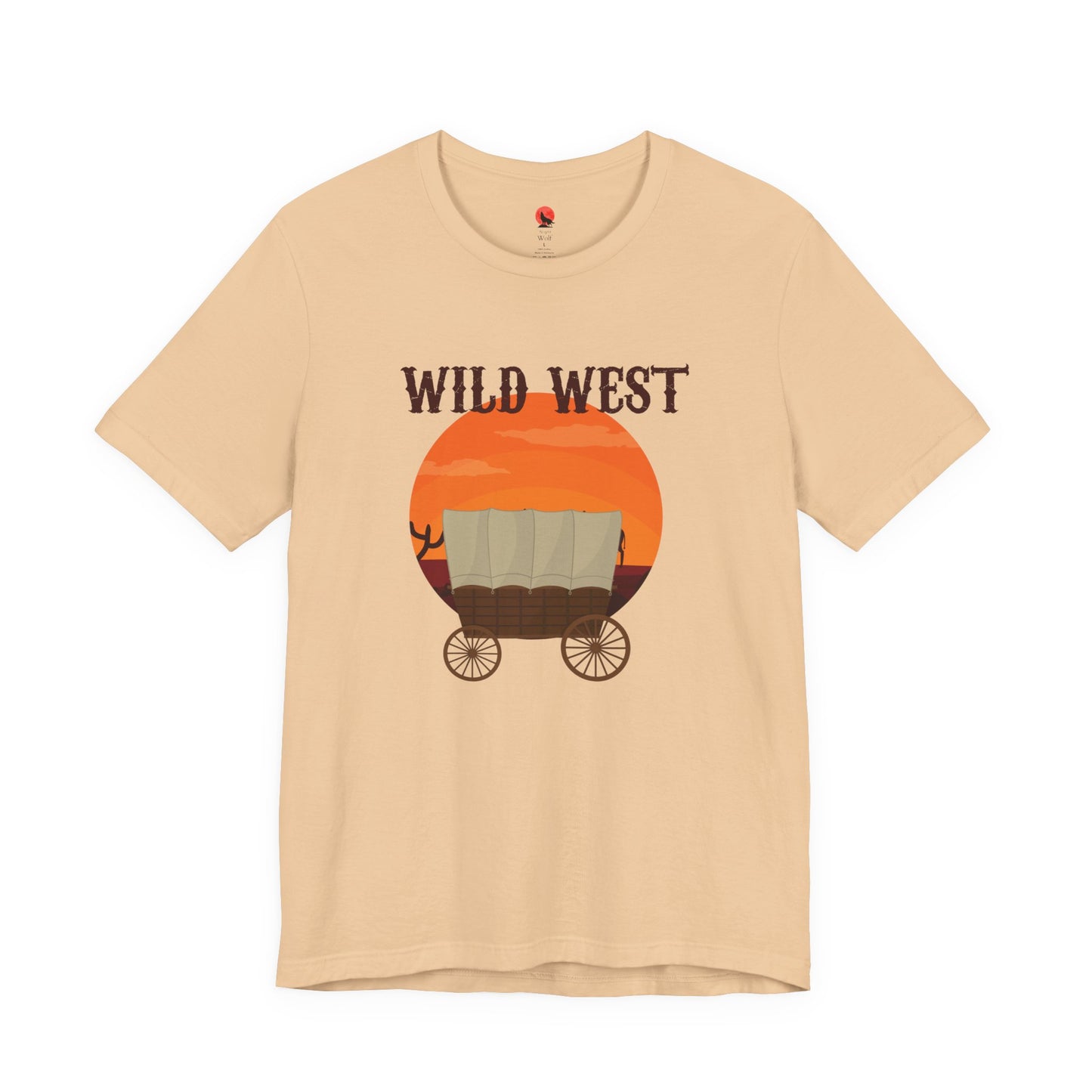 Wild West Short Sleeve Tee - Vintage Cowboy Shirt