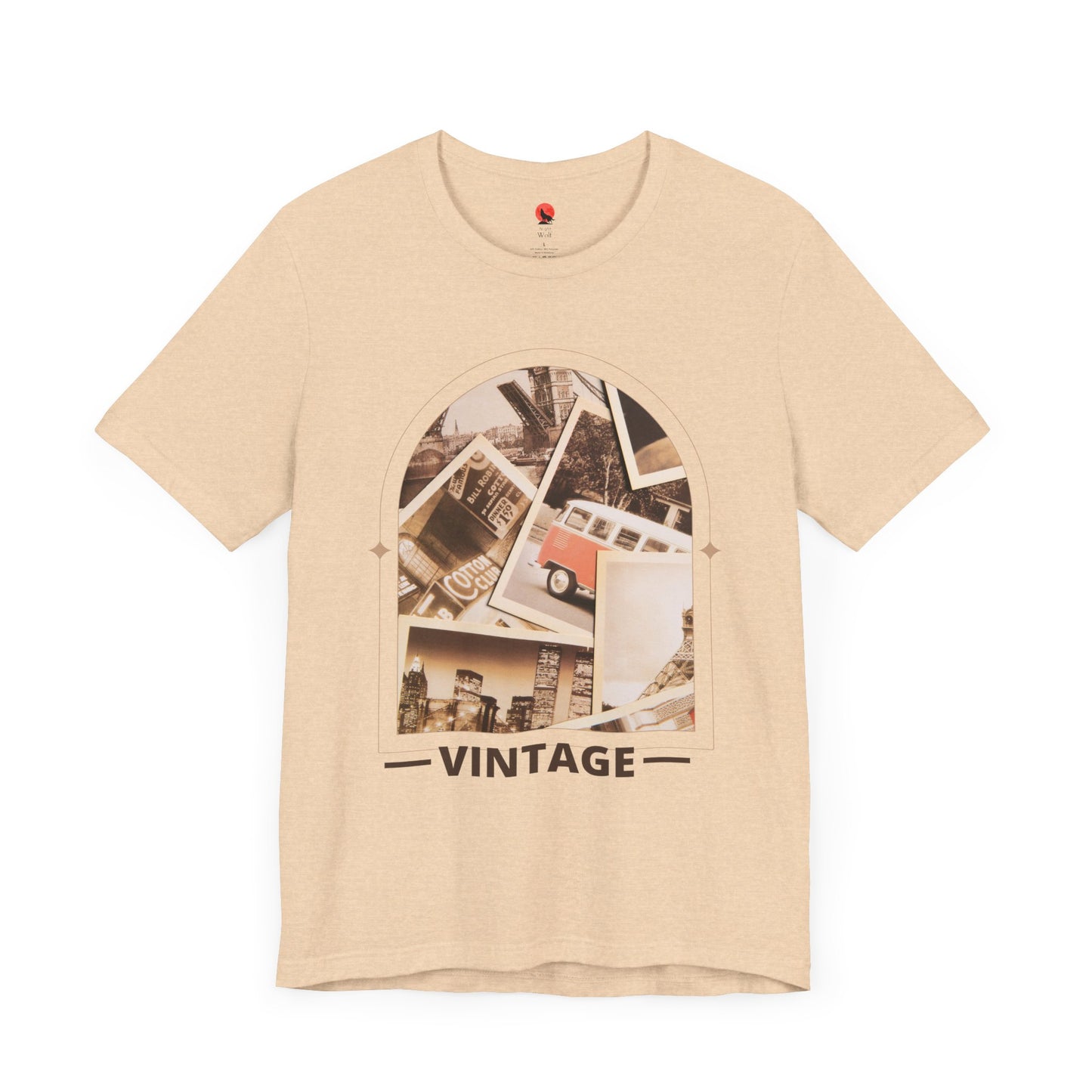 Vintage Photo Collage Unisex Tee