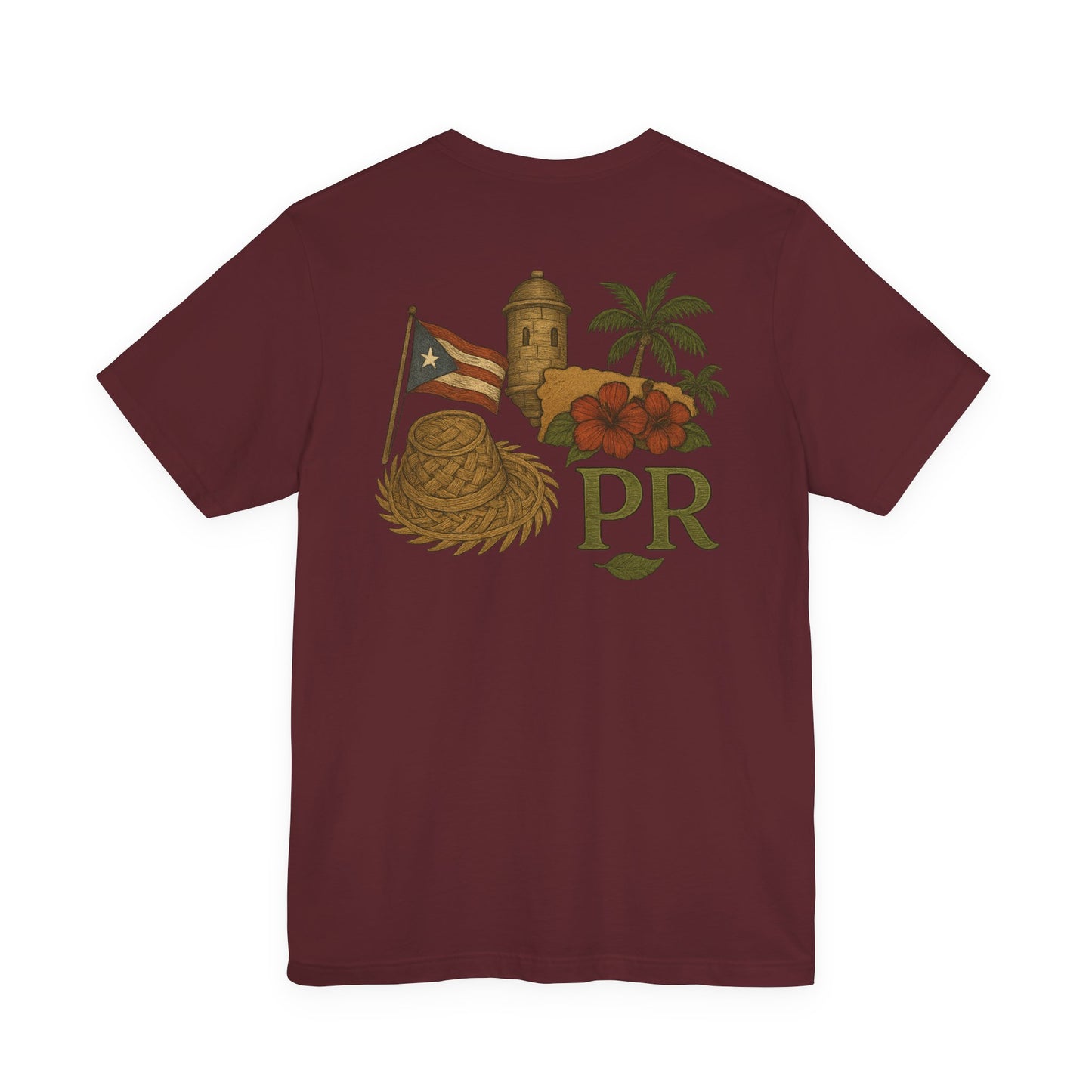 Puerto Rican Pride Tee, Jíbaro: Raiz Viva de pasado