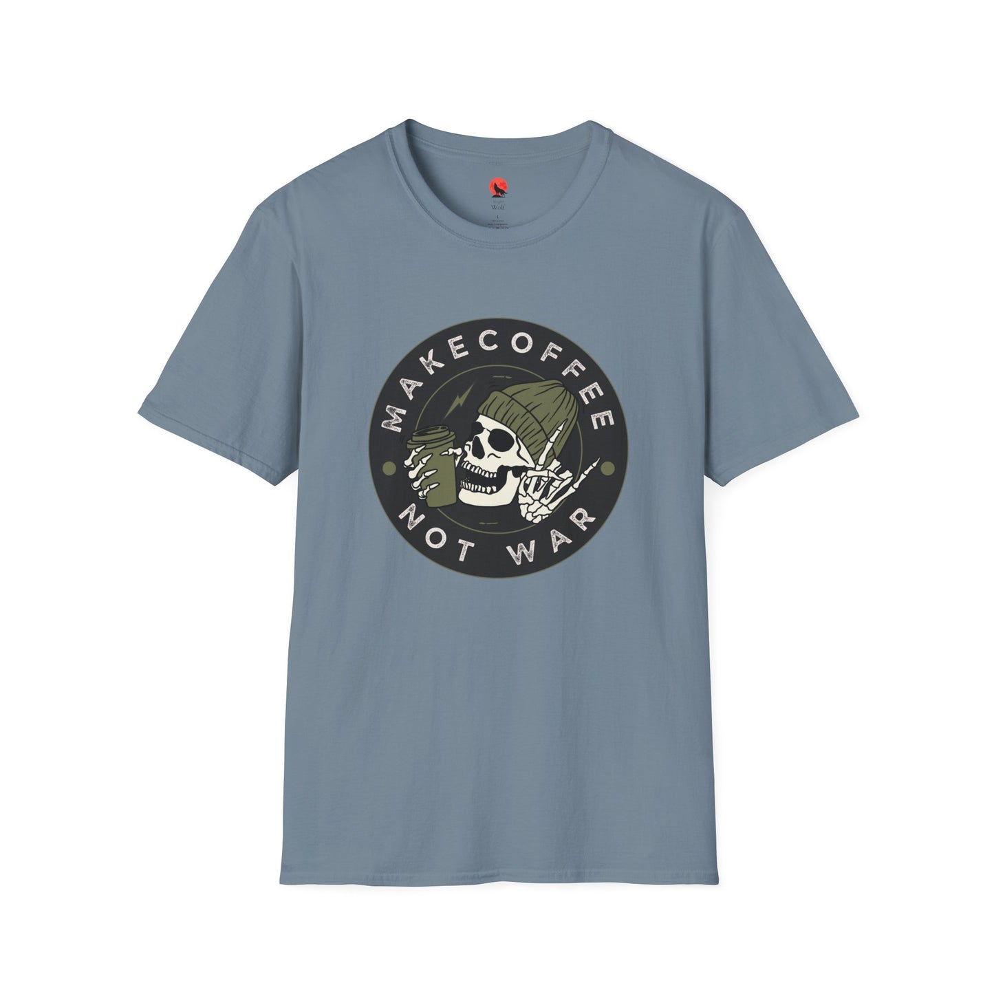 Make Coffee Not War Unisex Softstyle T-Shirt