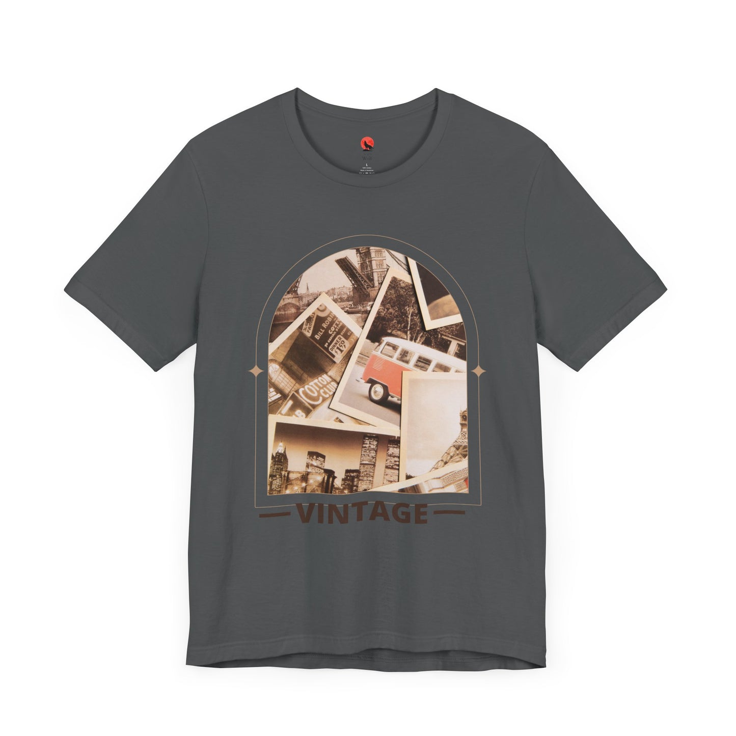 Vintage Photo Collage Unisex Tee