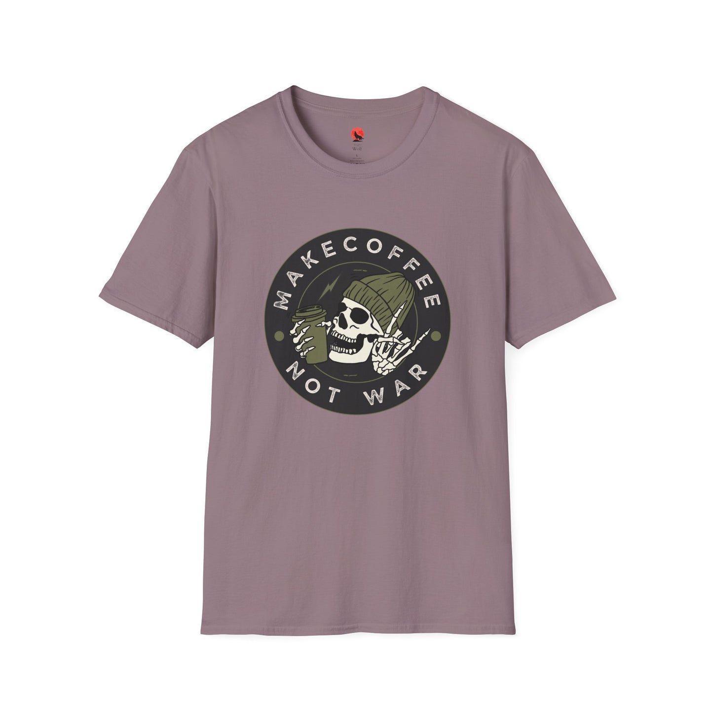 Make Coffee Not War Unisex Softstyle T-Shirt