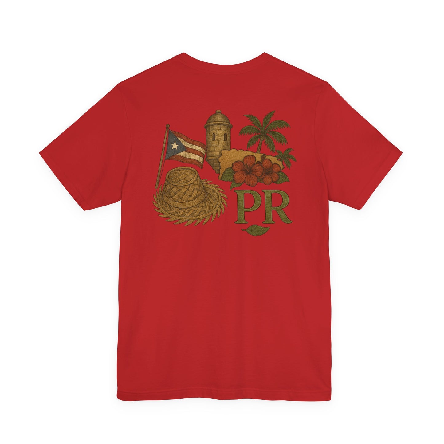 Puerto Rican Pride Tee, Jíbaro: Raiz Viva de pasado
