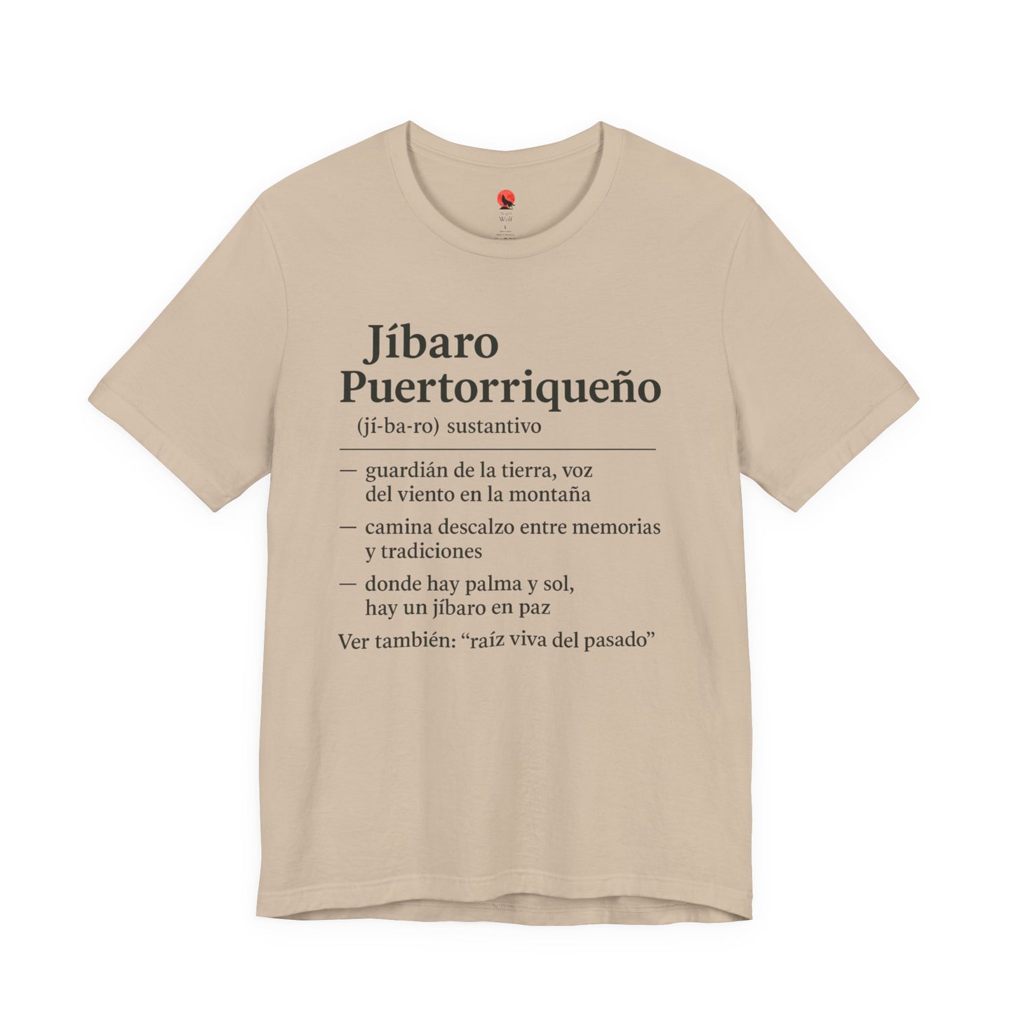 Puerto Rican Pride Tee, Jíbaro: Raiz Viva de pasado