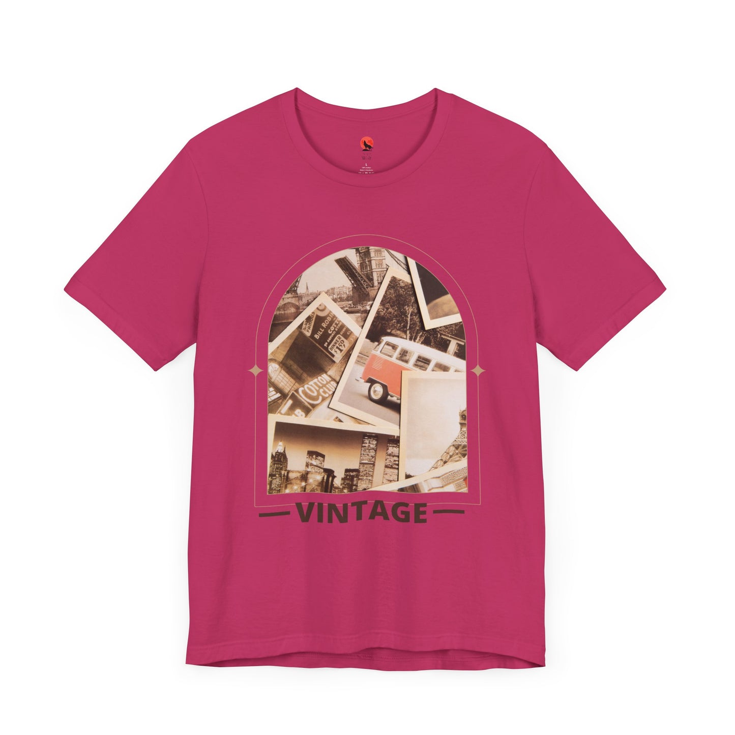 Vintage Photo Collage Unisex Tee