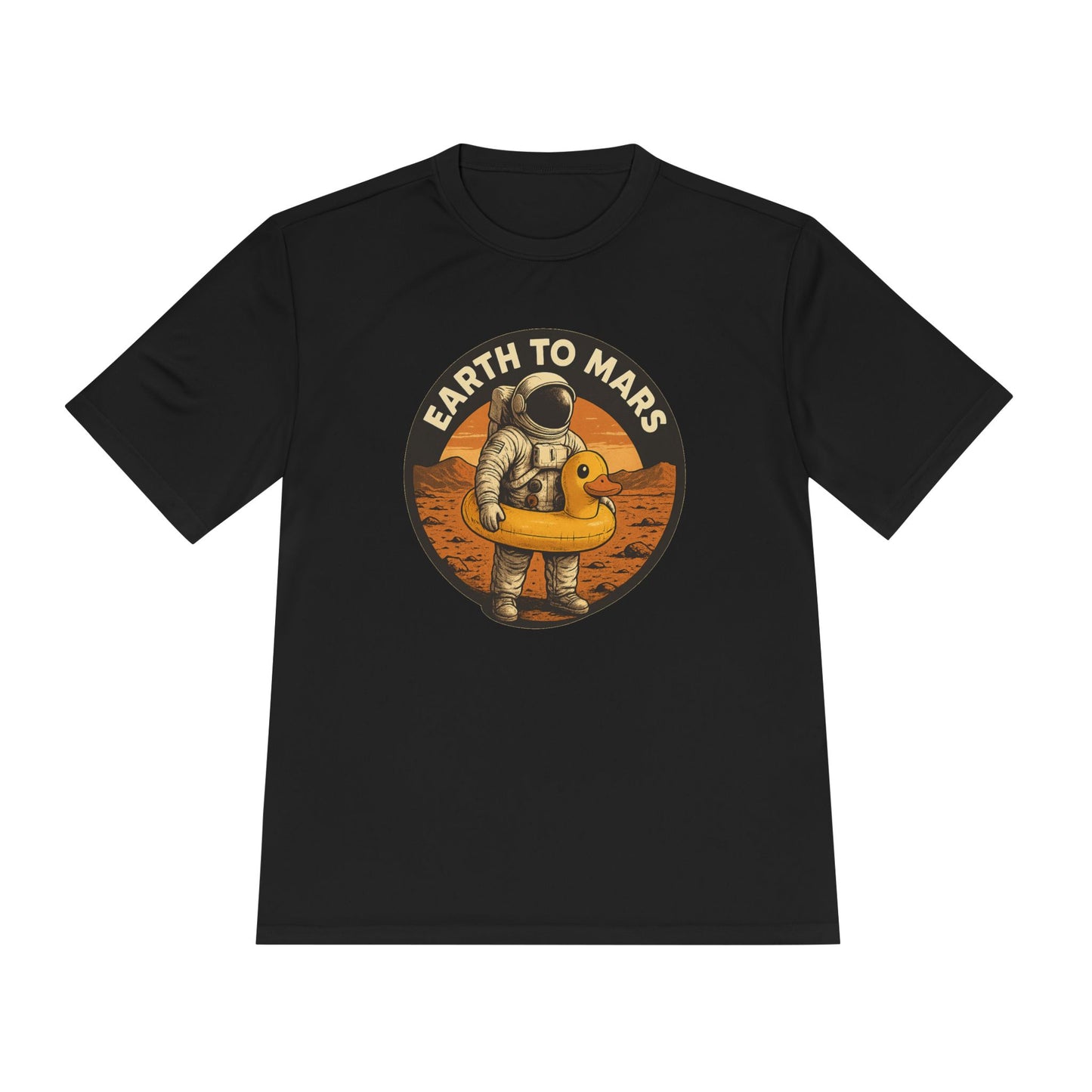 Earth to Mars Wicking Tee- Astronaut Shirt