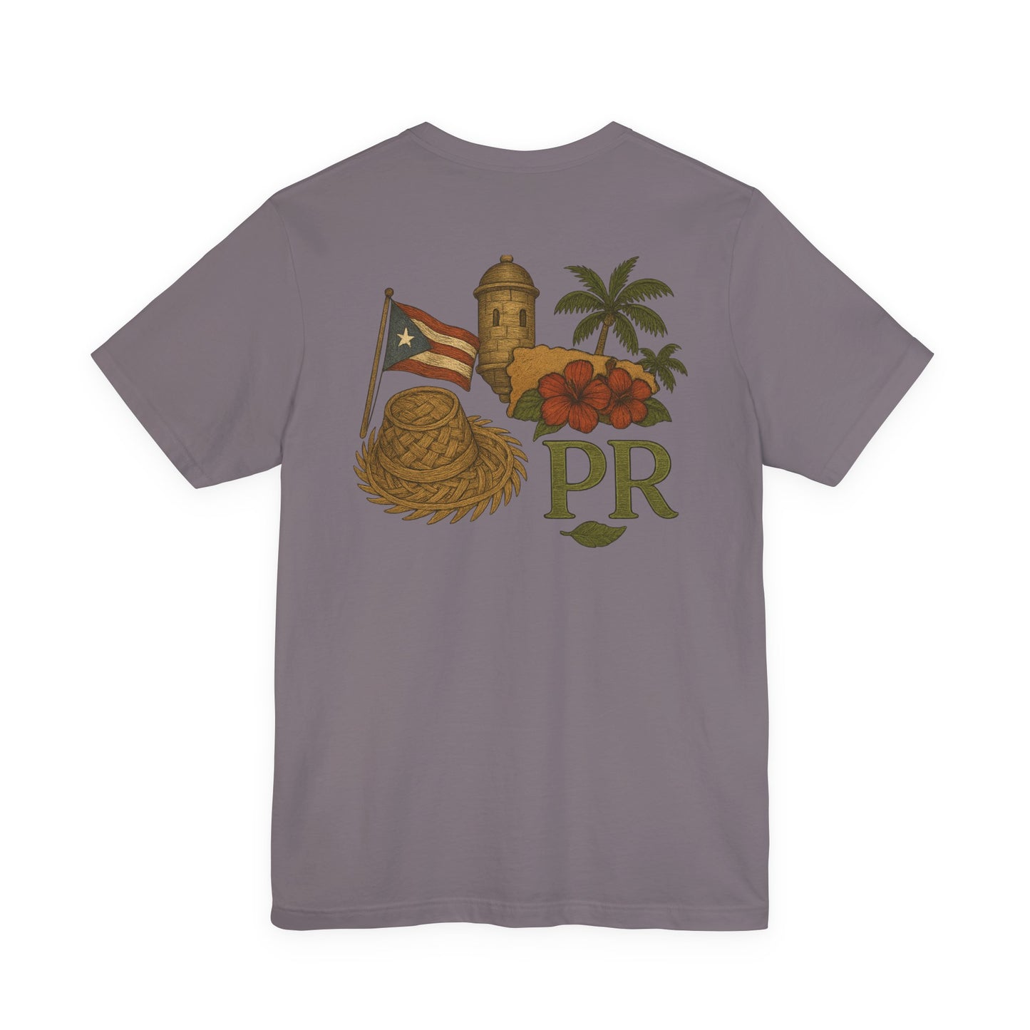 Puerto Rican Pride Tee, Jíbaro: Raiz Viva de pasado