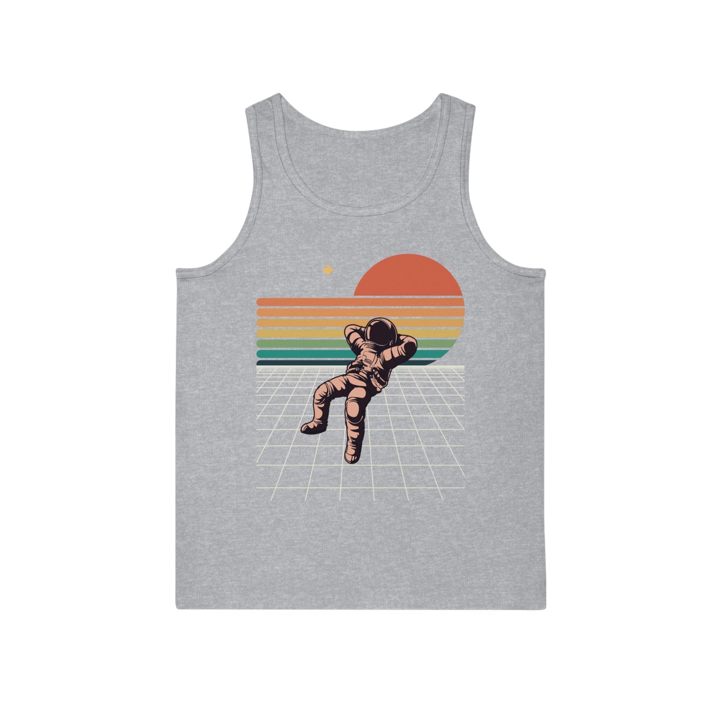 Cool Astronaut Graphic Unisex Tank Top