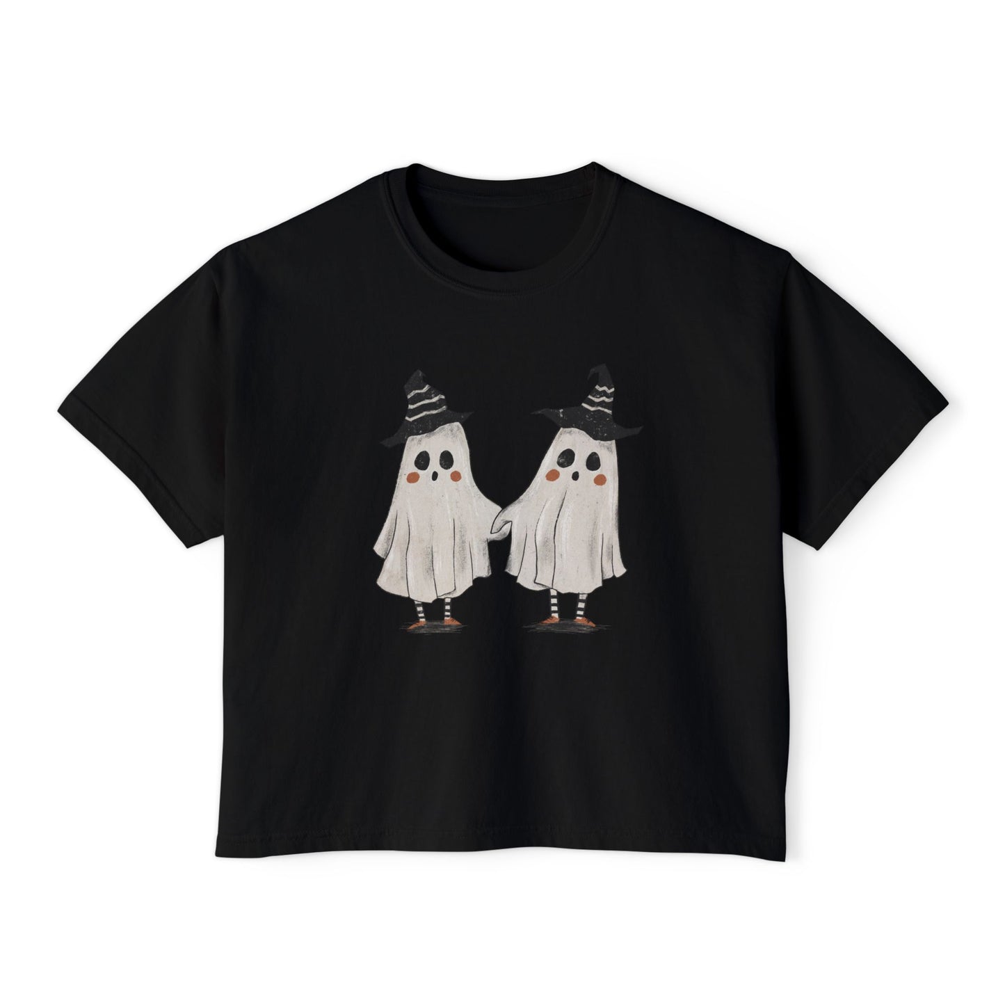 Ghostly Friendship Women's Boxy Tee