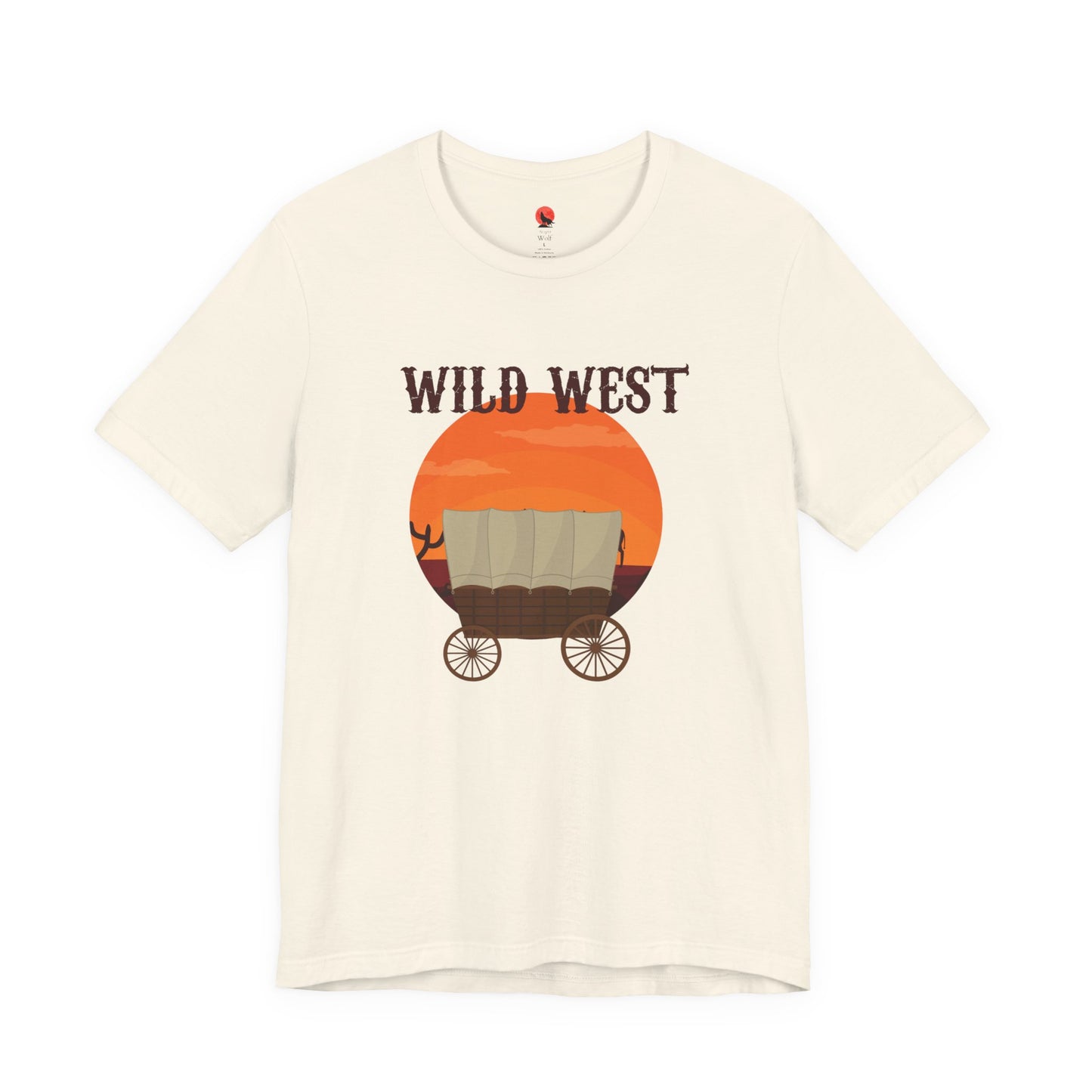 Wild West Short Sleeve Tee - Vintage Cowboy Shirt