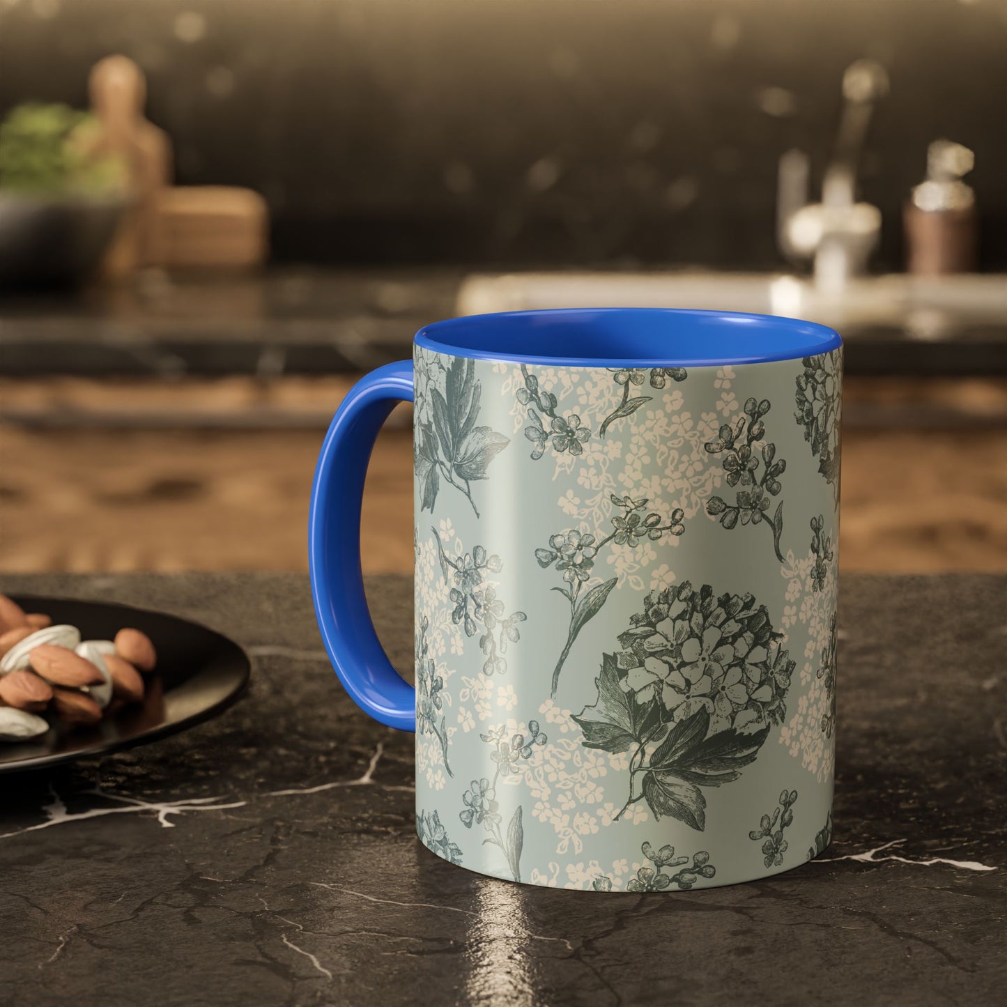 Floral Pattern Coffee Mug - Colorful 11oz & 15oz