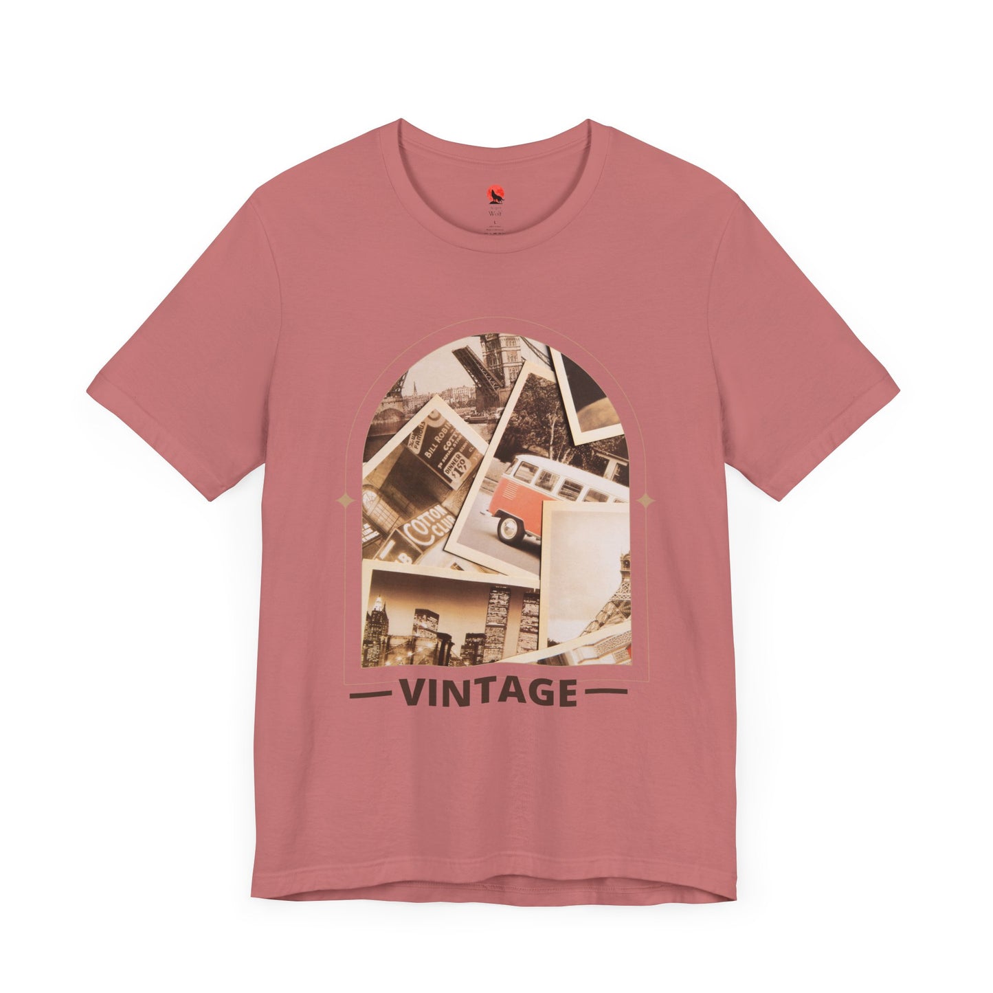 Vintage Photo Collage Unisex Tee