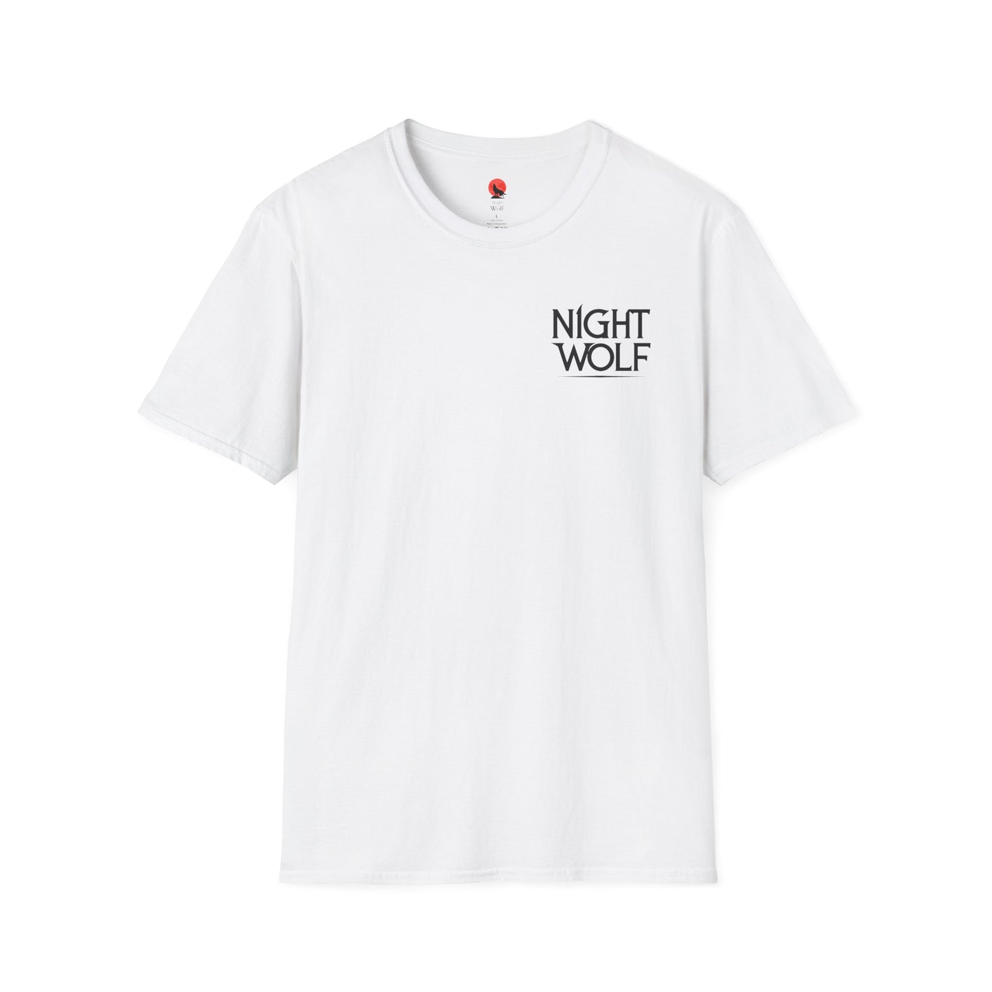 Night Wolf Skull Halloween Graphic Tee