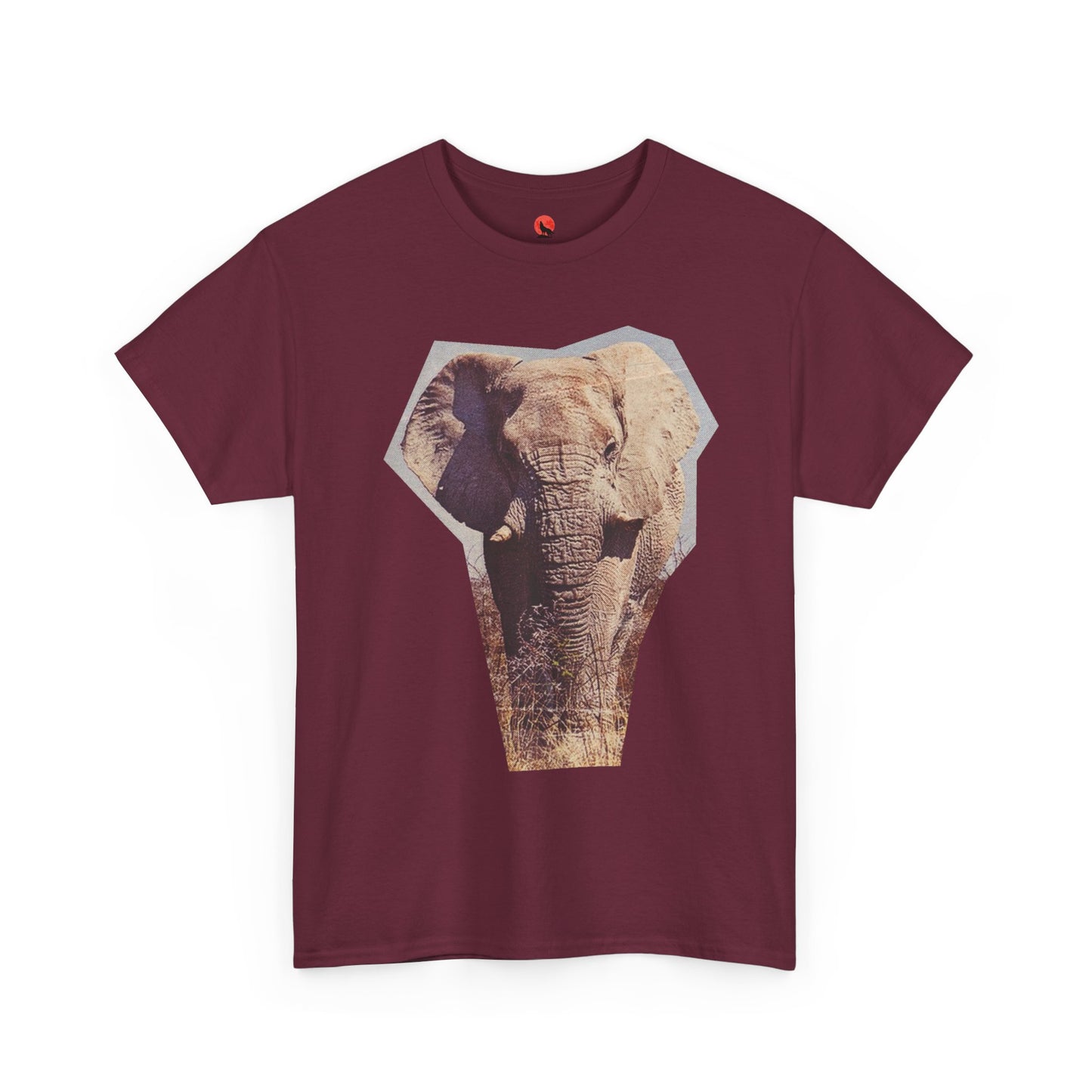 Elephant Graphic Unisex Heavy Cotton Tee