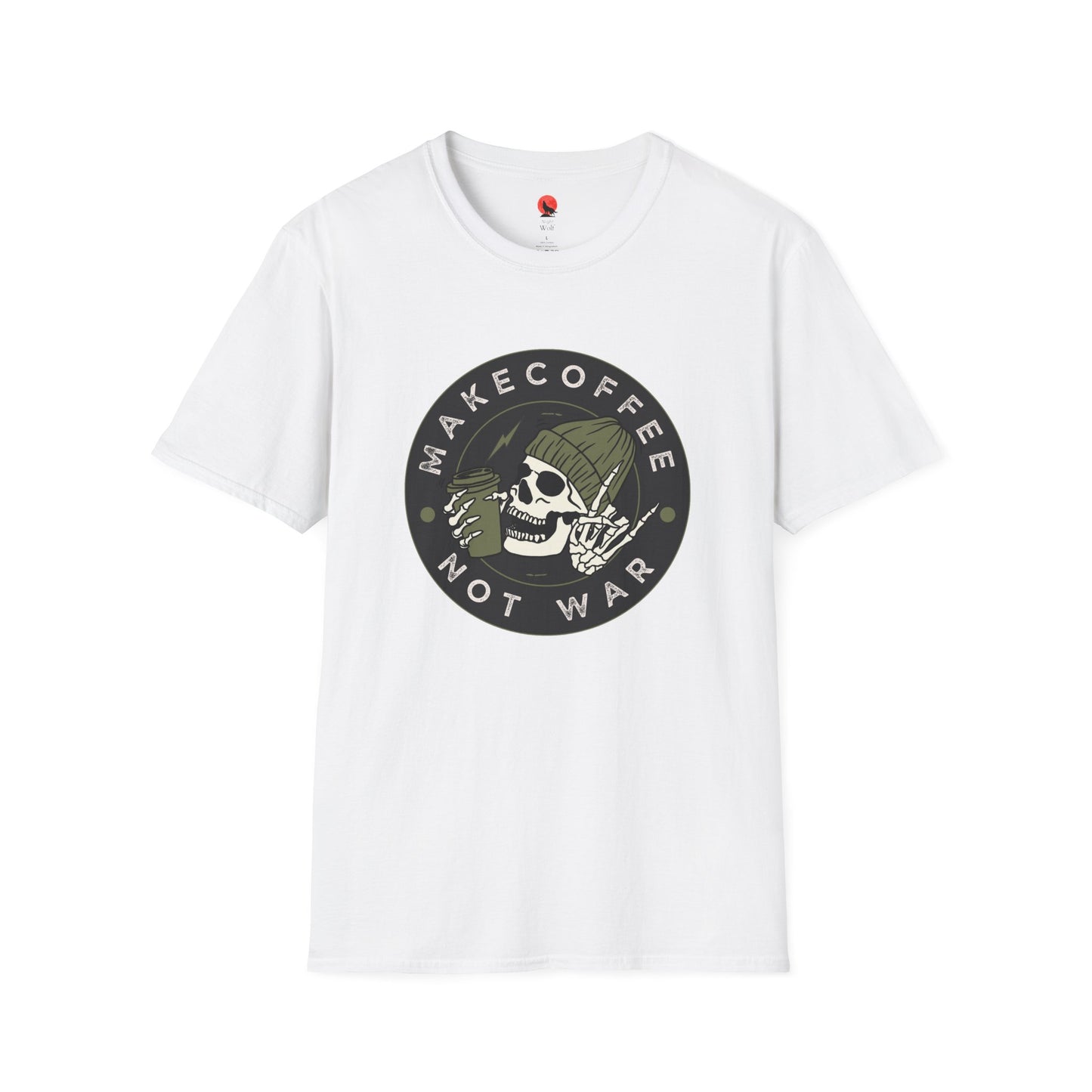 Make Coffee Not War Unisex Softstyle T-Shirt