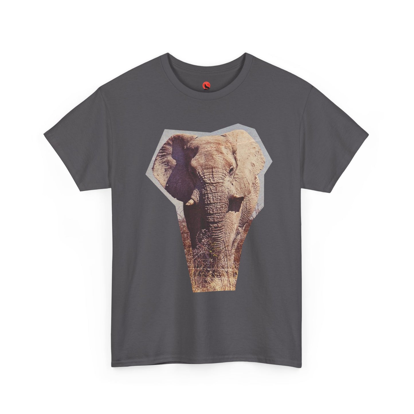 Elephant Graphic Unisex Heavy Cotton Tee