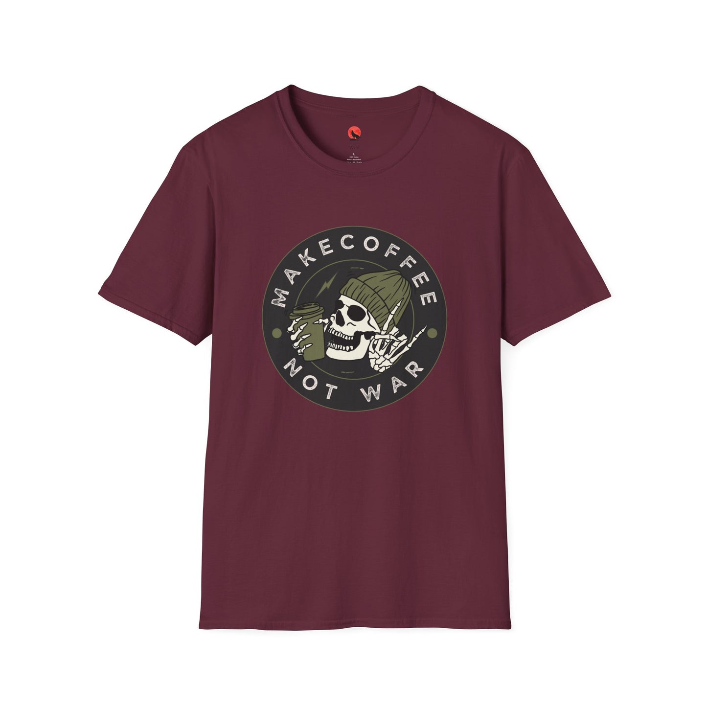 Make Coffee Not War Unisex Softstyle T-Shirt