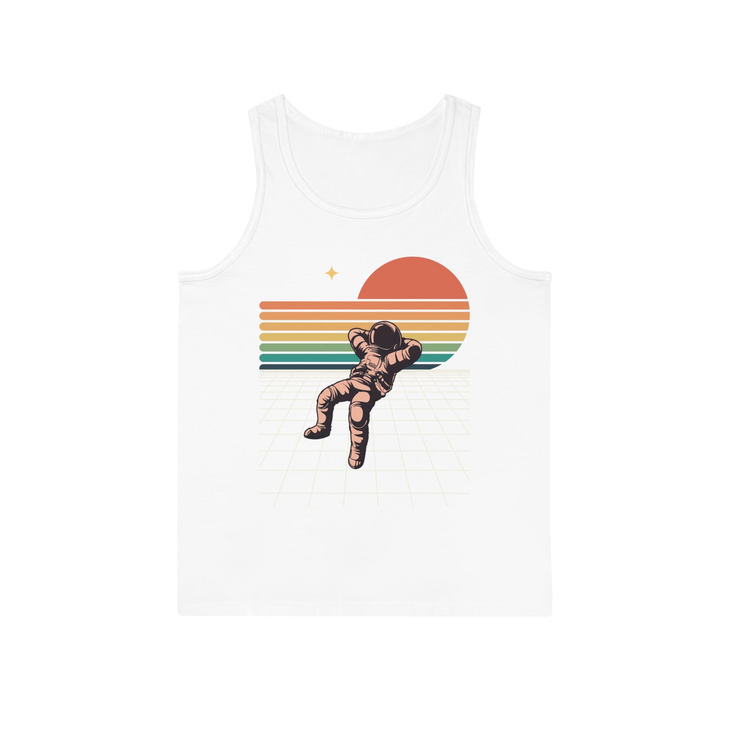 Cool Astronaut Graphic Unisex Tank Top