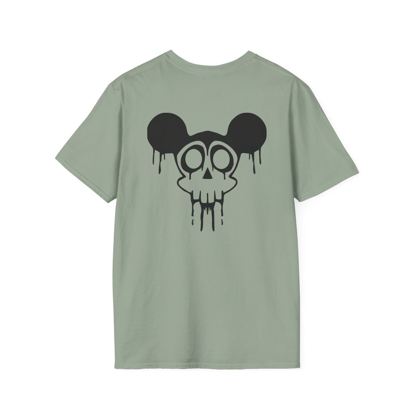 Night Wolf Skull Halloween Graphic Tee