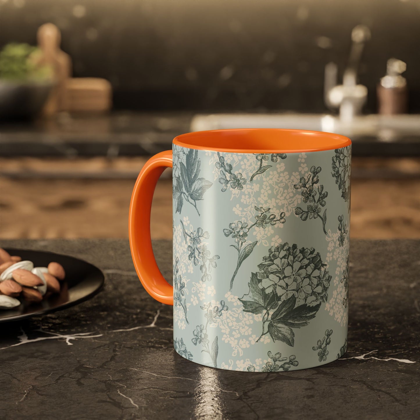 Floral Pattern Coffee Mug - Colorful 11oz & 15oz