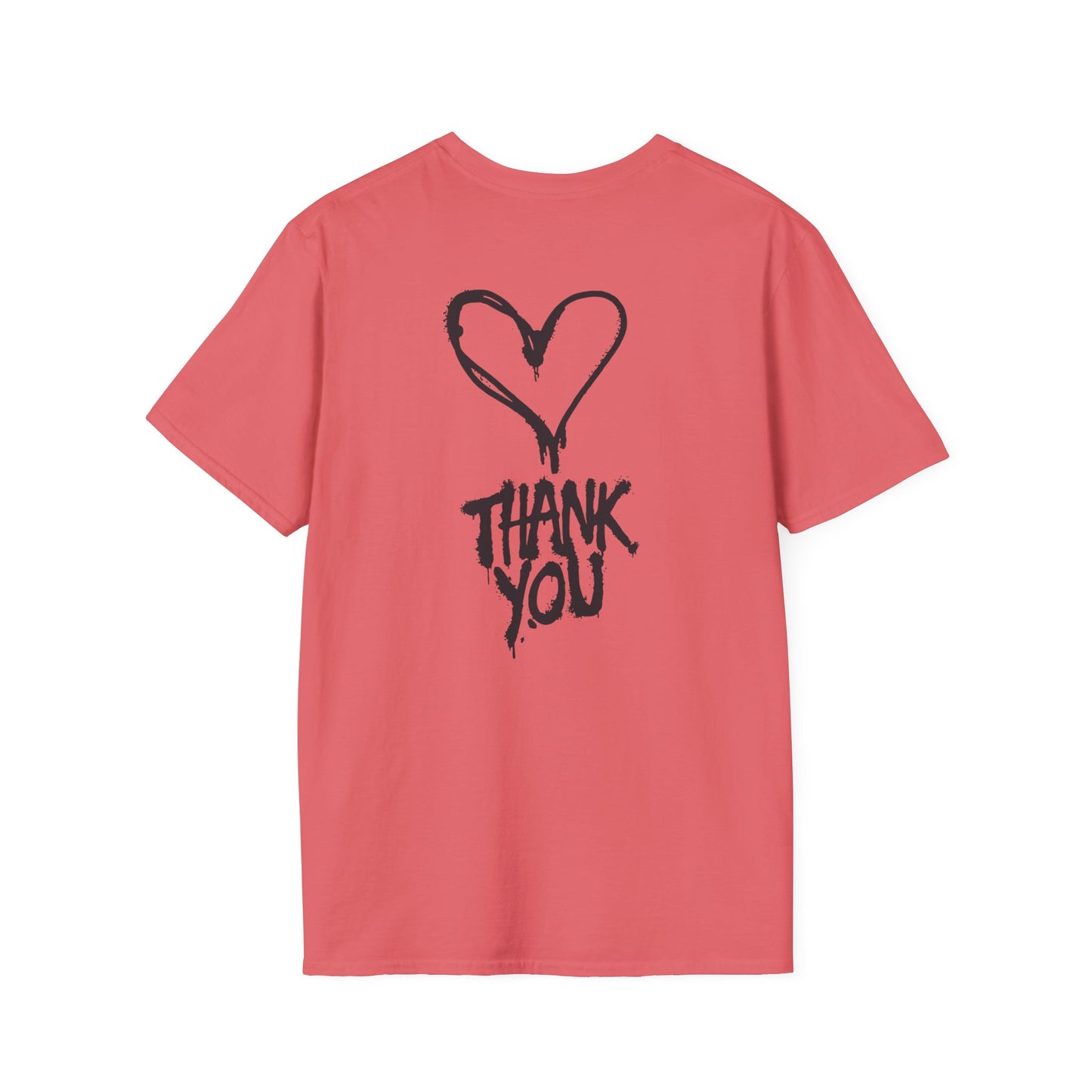 Night Wolf Thank You Shirt Unisex Softstyle T-Shirt