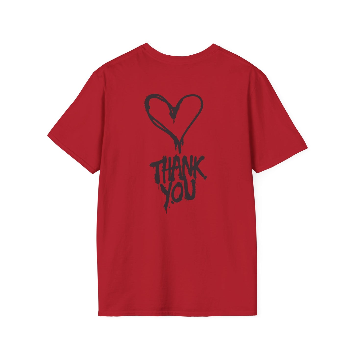 Night Wolf Thank You Shirt Unisex Softstyle T-Shirt