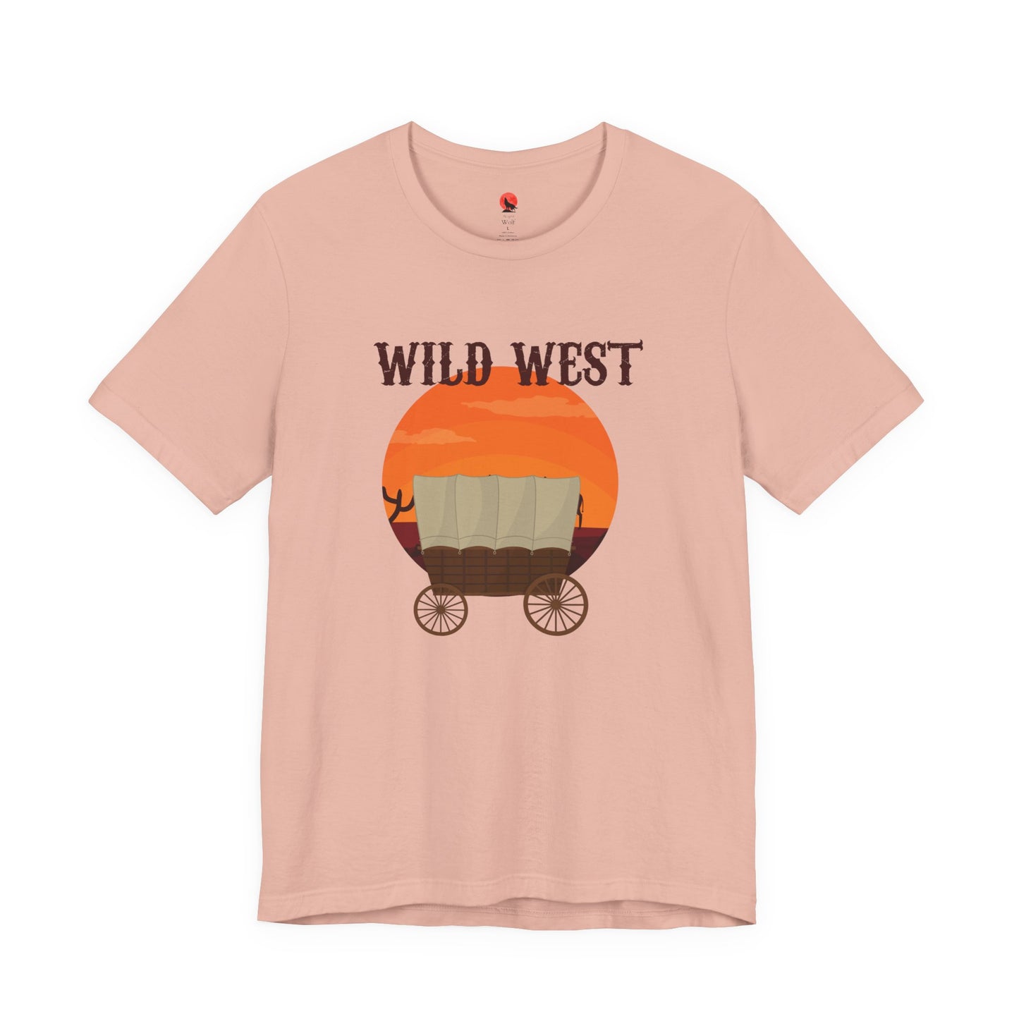 Wild West Short Sleeve Tee - Vintage Cowboy Shirt