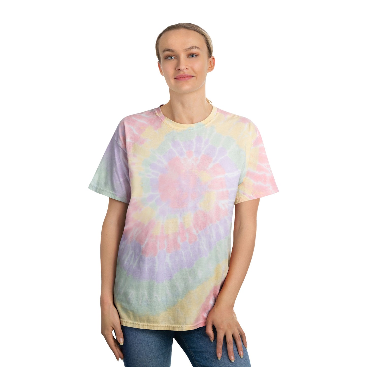 Pastel Spiral Tie-Dye Tee