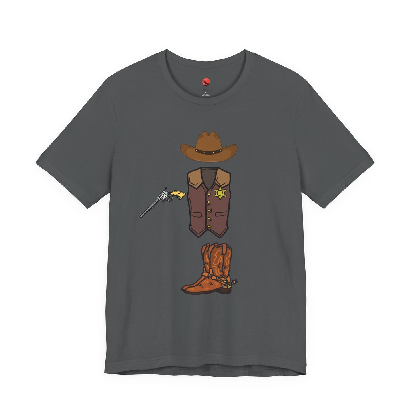 Western Cowboy Graphic Tee, Vintage Cowboy Shirt