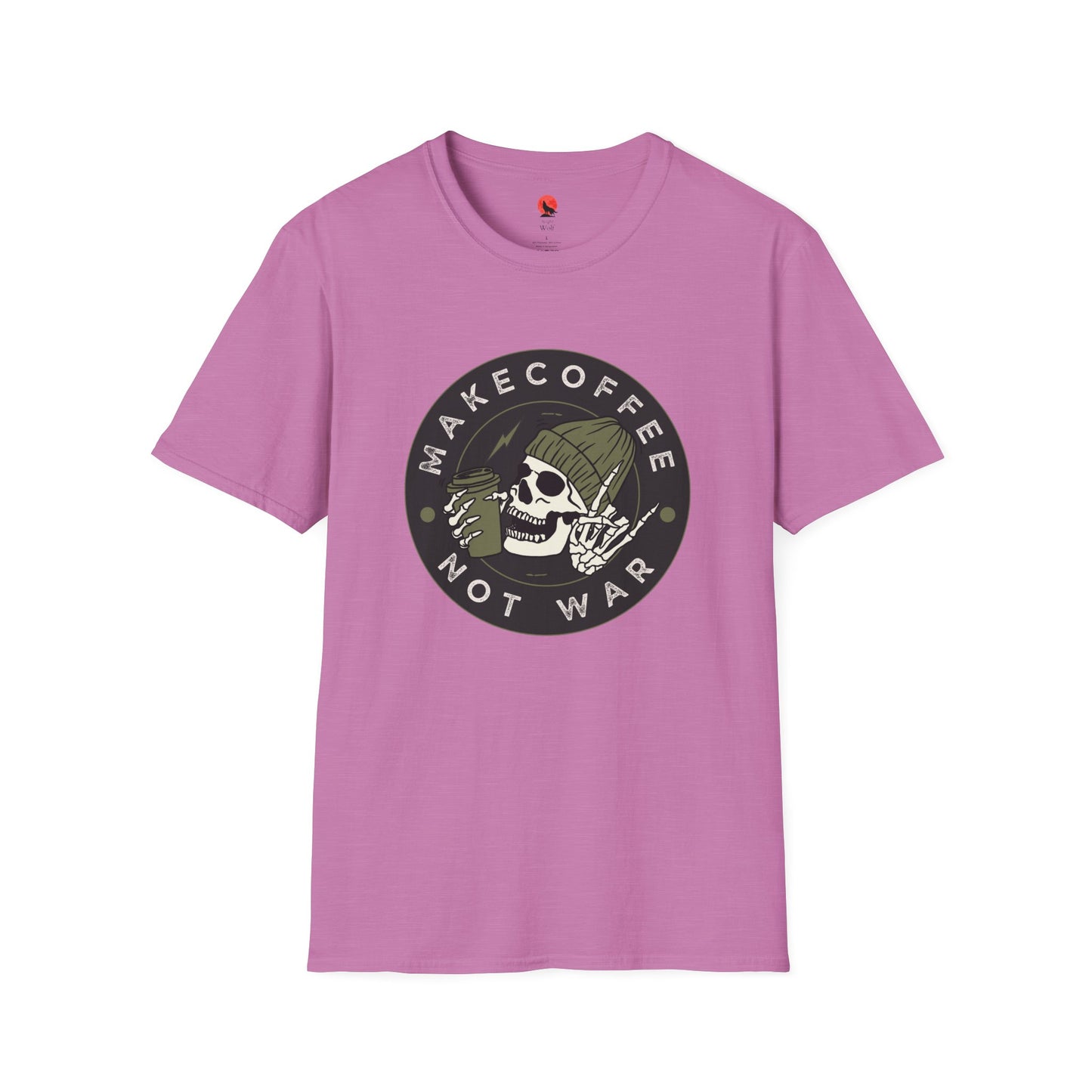 Make Coffee Not War Unisex Softstyle T-Shirt