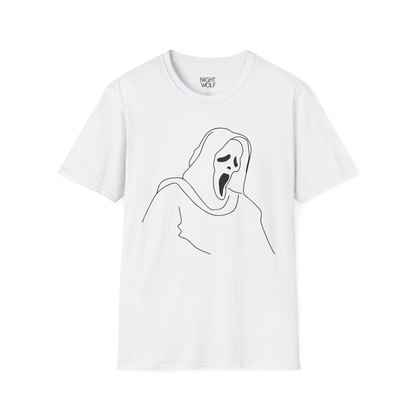 Ghost Face Minimalist T-Shirt