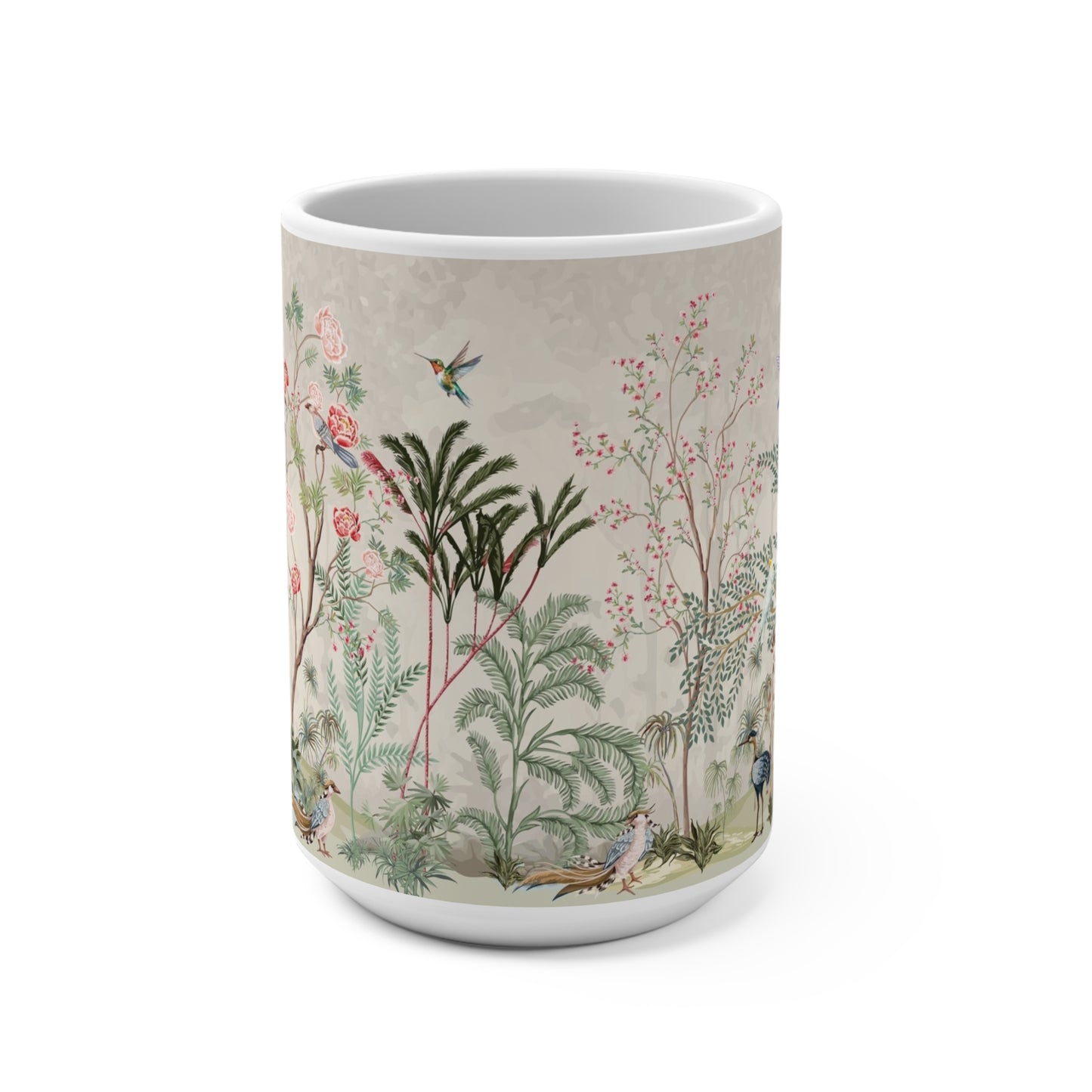 Botanical Birds Mug - 15oz Floral