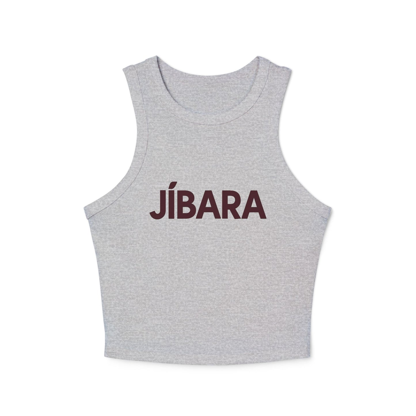 Jíbara Women’s Micro Rib Racer Tank Top