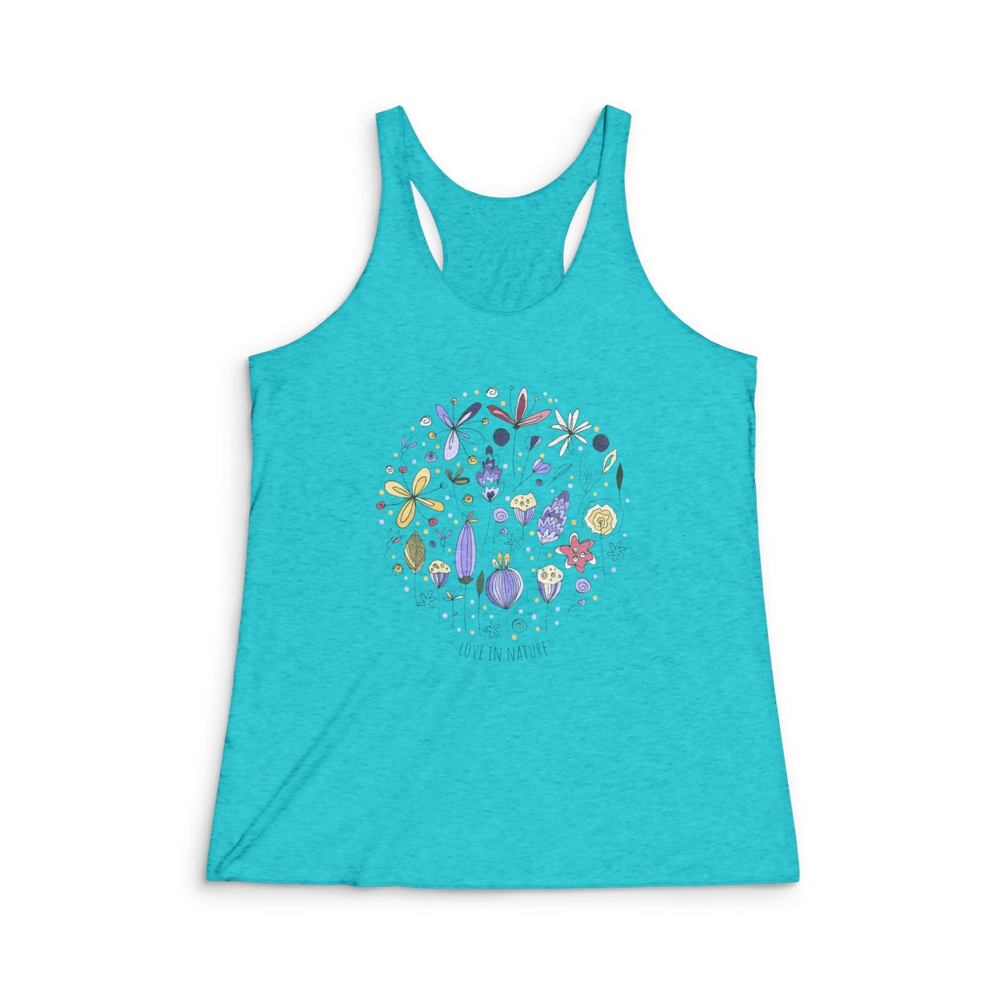 Floral Design Women's Racerback Tank Top