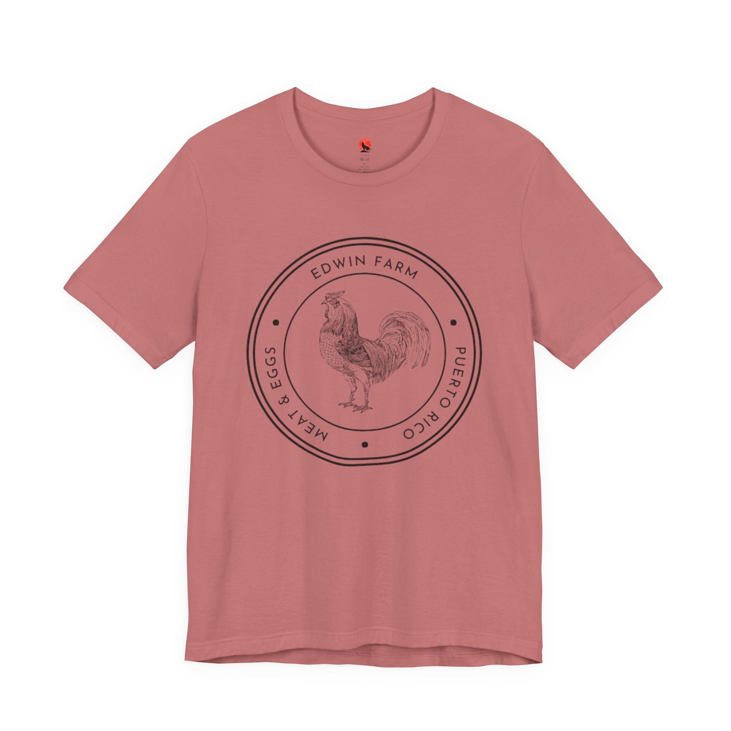 Meat & Egg Unisex Tee - Edwin Farm Rooster Design