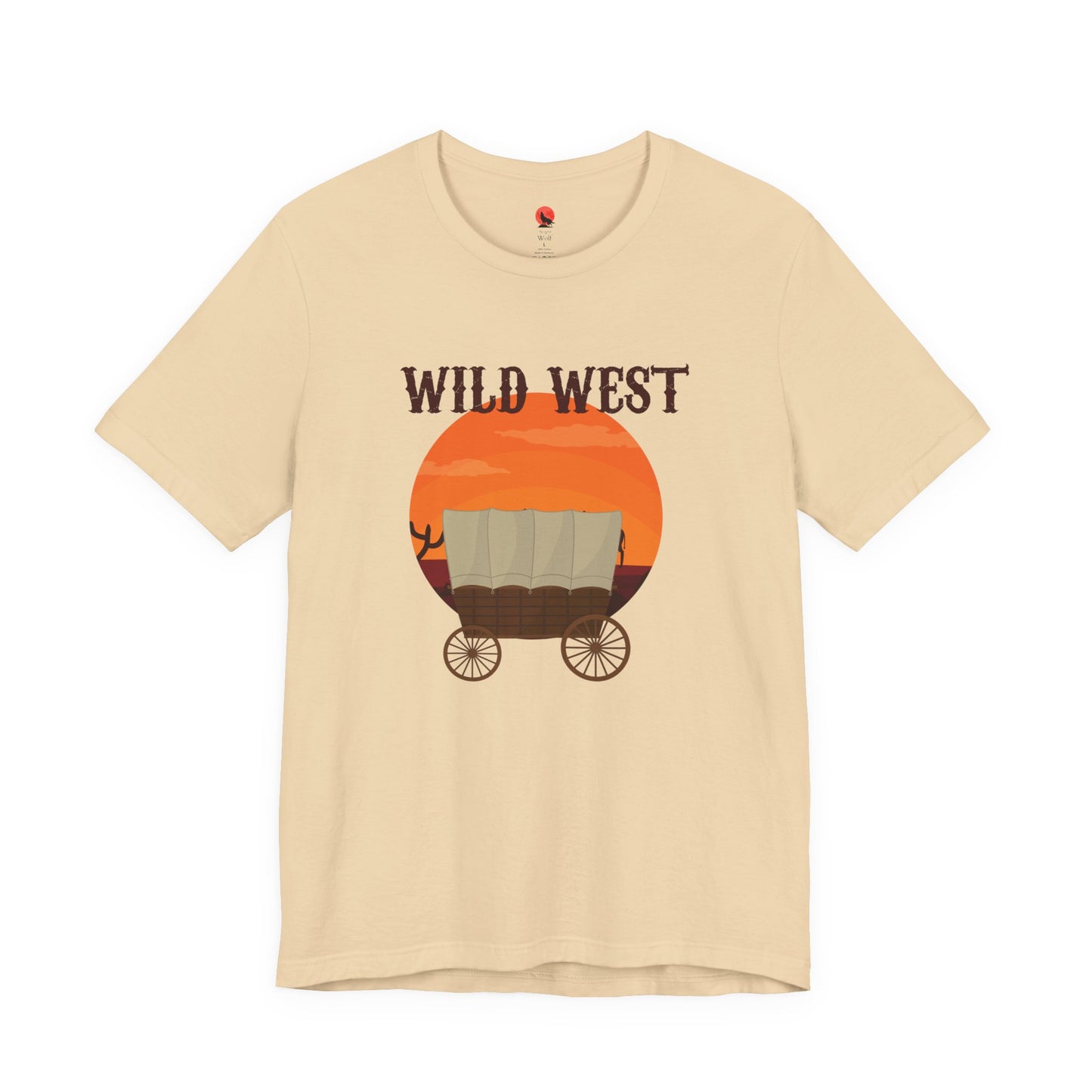Wild West Short Sleeve Tee - Vintage Cowboy Shirt