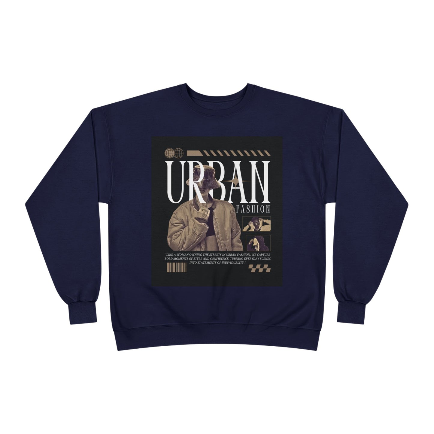 Urban Fashion Crewneck Sweatshirt