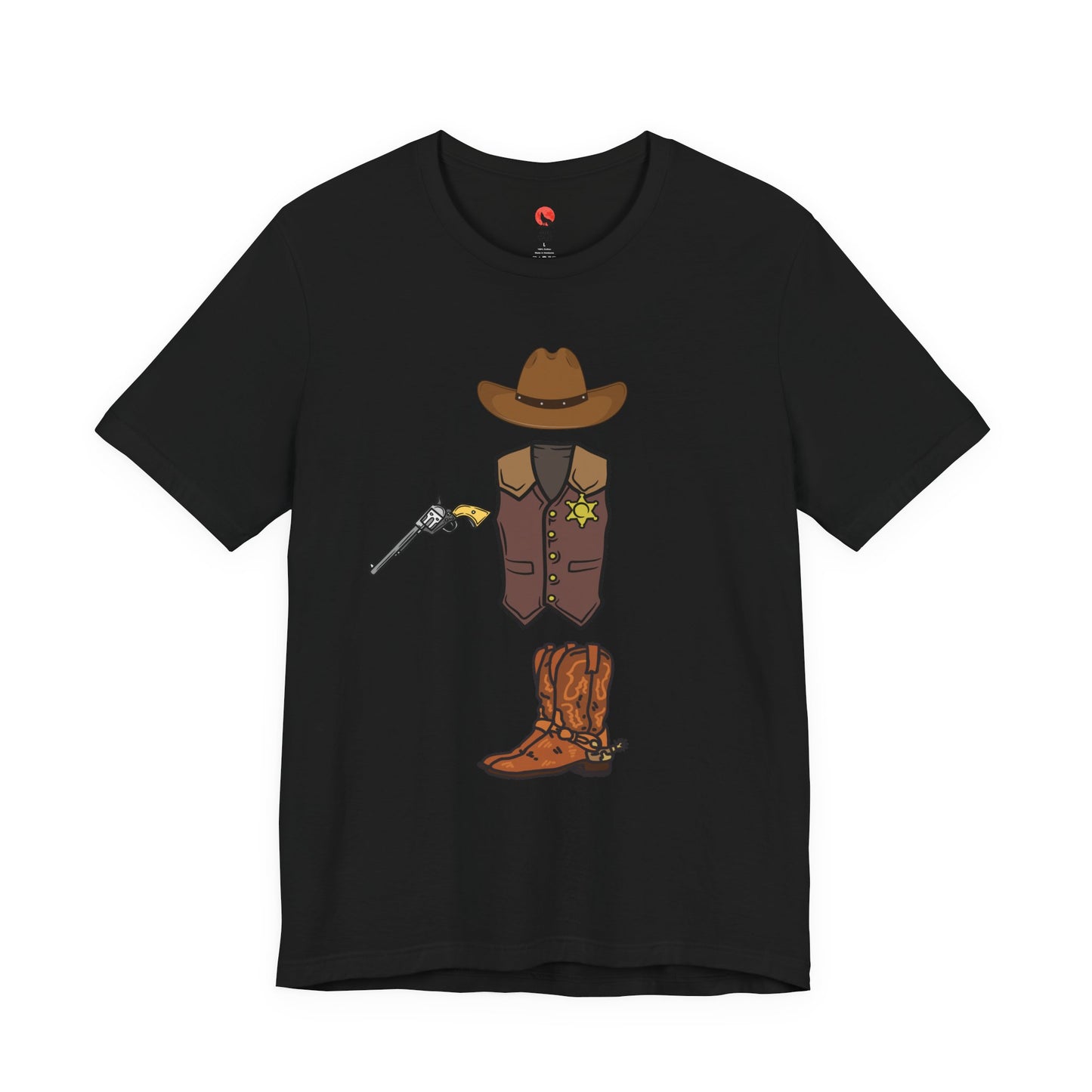 Western Cowboy Graphic Tee, Vintage Cowboy Shirt