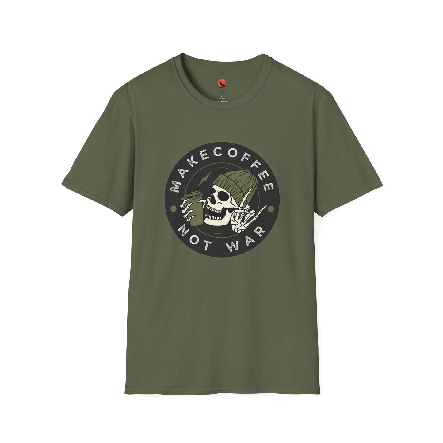 Make Coffee Not War Unisex Softstyle T-Shirt