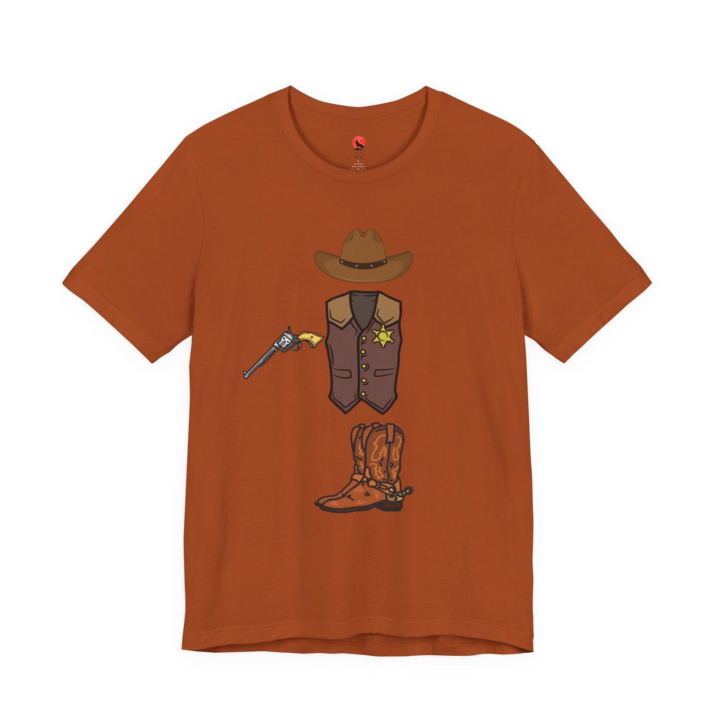 Western Cowboy Graphic Tee, Vintage Cowboy Shirt