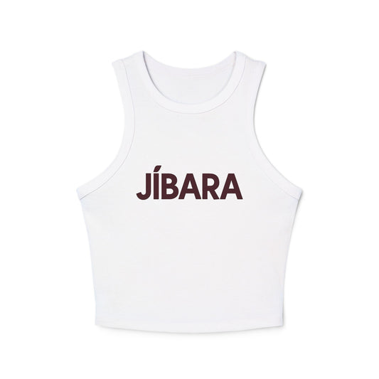Jíbara Women’s Micro Rib Racer Tank Top