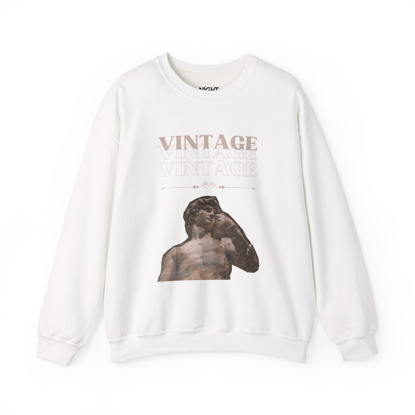 Vintage DAVID Statue Graphic Sweatshirt