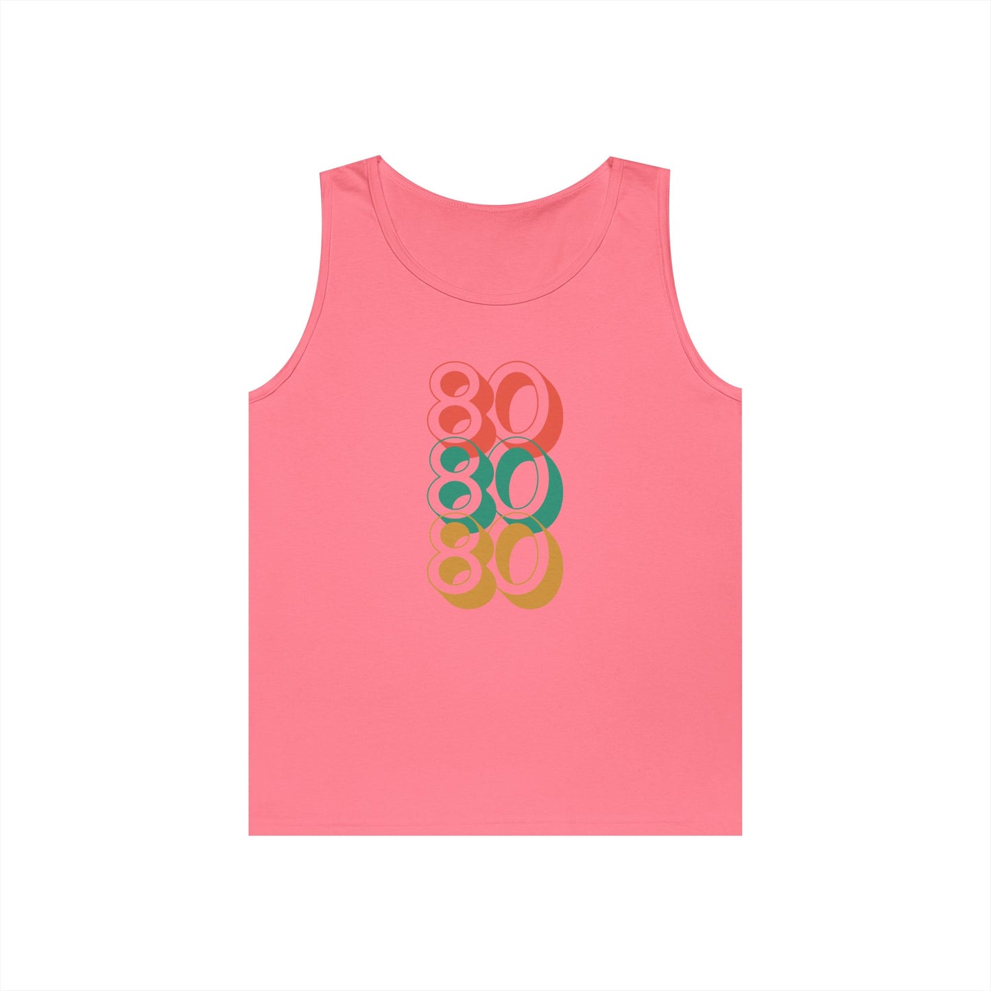 Retro 80s Unisex Heavy Cotton Tank Top