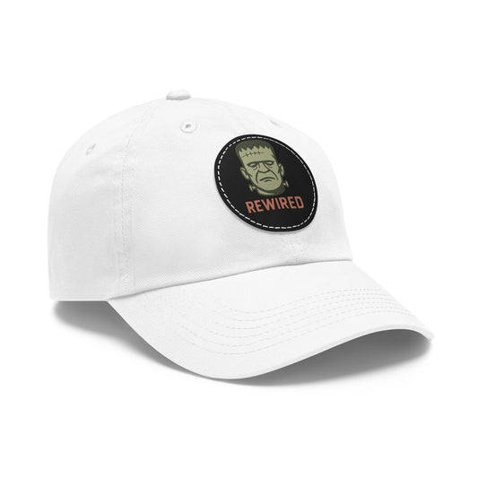 Frankenstein Themed Dad Hat with Leather Patch